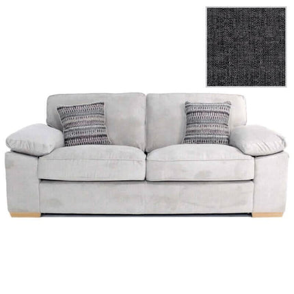 Dynasty 2 Seater Sofa Sofa Dynasty Barley Graphite Oak 