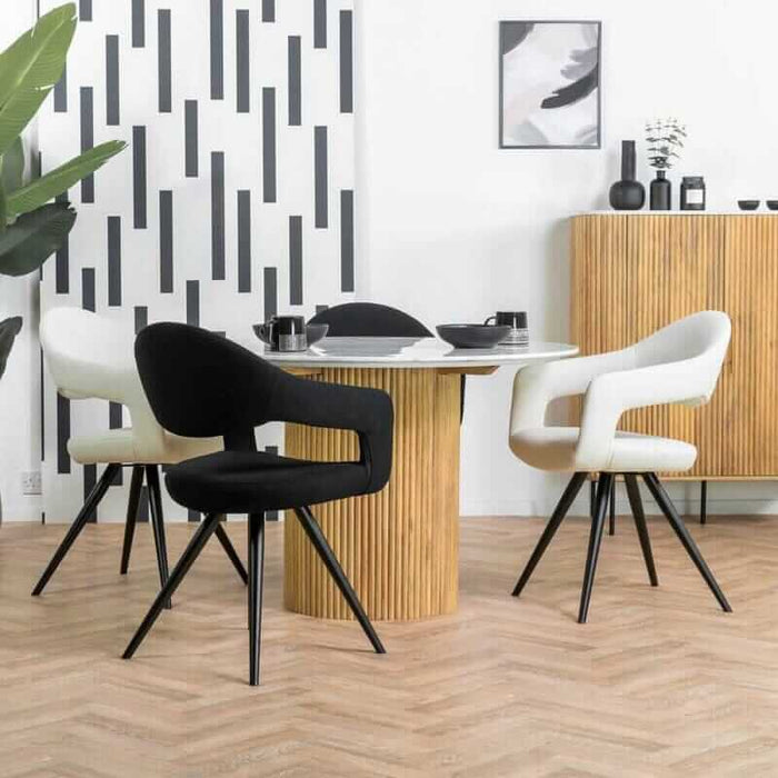 EMMA CRYSTAL CHAIR-BLACK