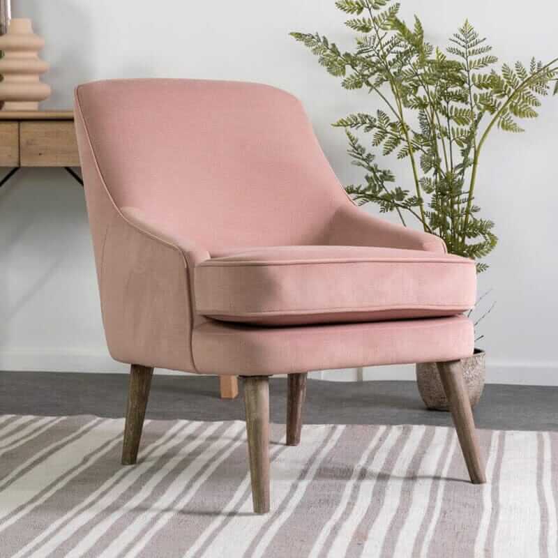 Pink deals feature chair