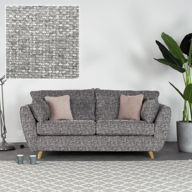 Fernie 3 Seater Sofa Sofa Fernie Enzo Silver 