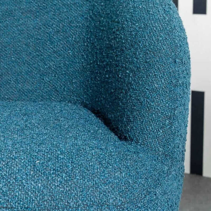Fleur Blue Accent Chair Snuggler Fleur 