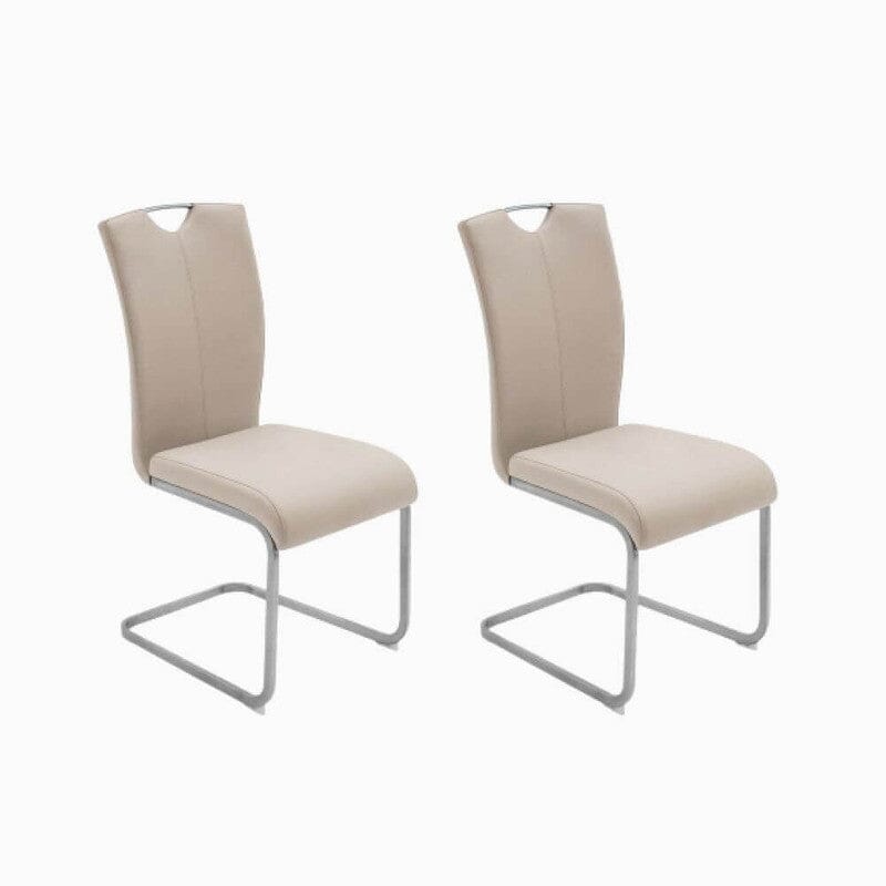 Grand Dining Chair Set Of 2 Dining Chair Grand Taupe 