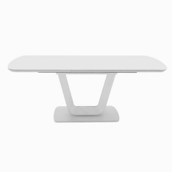 Grand Extending Dining Table Extendable Dining Table Grand White 160cm - 200cm 