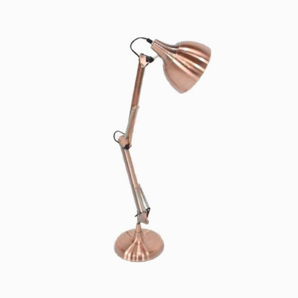 Harvey Angled Copper Desk Lamp Desk Lamp Black & Copper 