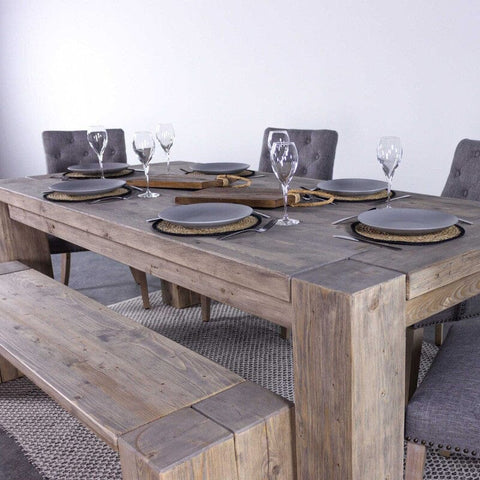 Hulk Reclaimed Fixed Top Dining Table Dining Table Hulk 
