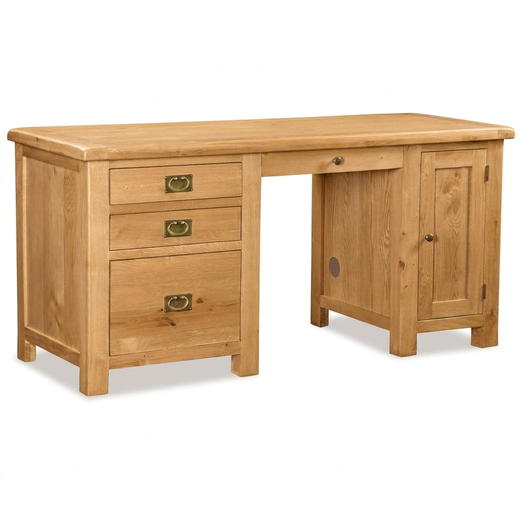 Cheltenham Oak Double Desk