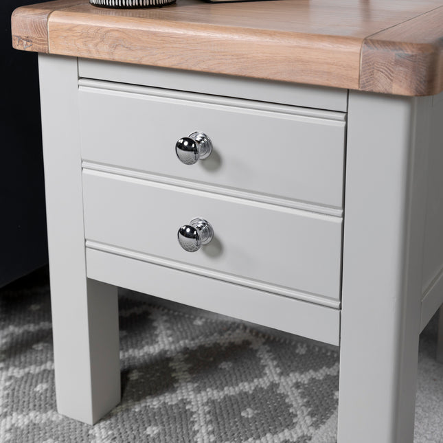 Lympsham 2 Drawer Lamp Table