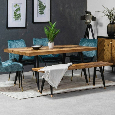 Mode Fixed Top Dining Table (160cm / 180cm) & Bench Package Deal