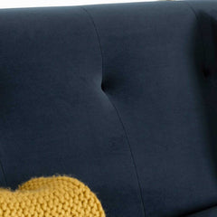 Orson Velvet Blue 3 Seater Sofa Sofa Orson 