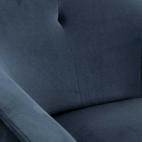 Orson Velvet Blue Armchair Armchair Orson 