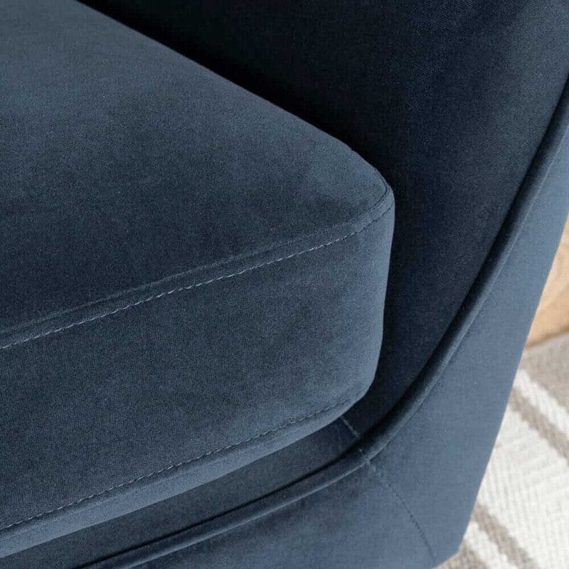 Orson Velvet Blue Armchair Armchair Orson 