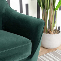 Orson Velvet Green Armchair Armchair Orson 