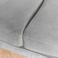 Orson Velvet Grey 3 Seater Sofa Sofa Orson 
