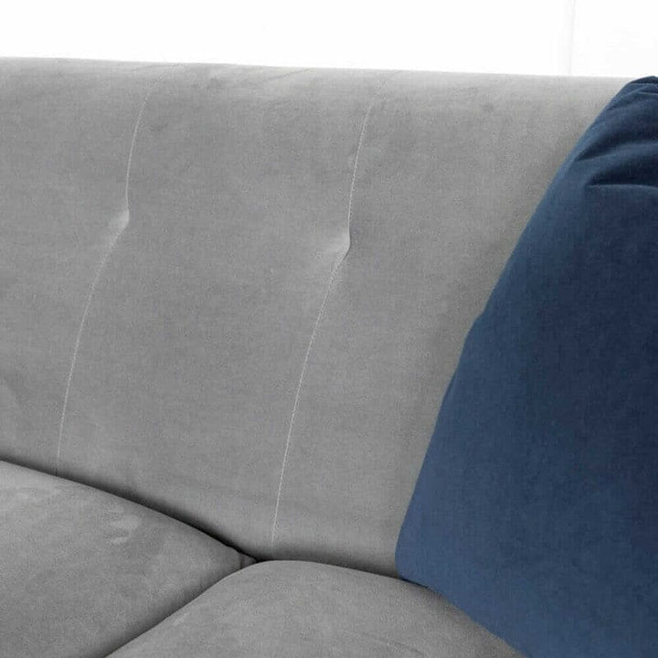 Orson Velvet Grey 3 Seater Sofa Sofa Orson 