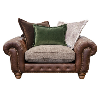 Alexander & James Wilson Pillow Back Snuggler Chair