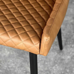 Rivington Quilted Velvet Dining Chair Set Of 2 Dining Chair Rivington 