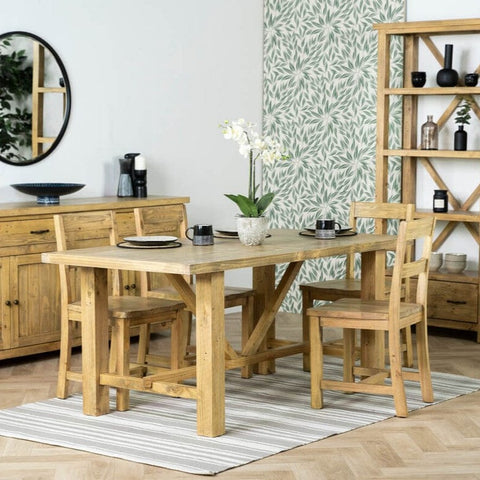 Salisbury 1.8m Fixed Top Dining Table