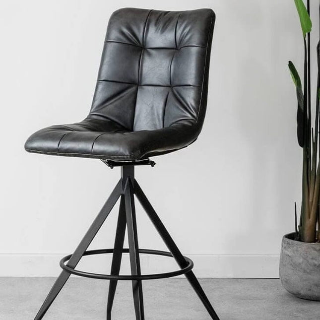 Saturn Black Bar Stools Bar Stool Saturn 