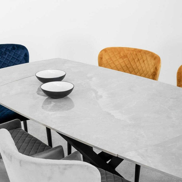 Savannah Ceramic Extending Dining Table (160cm - 240cm)