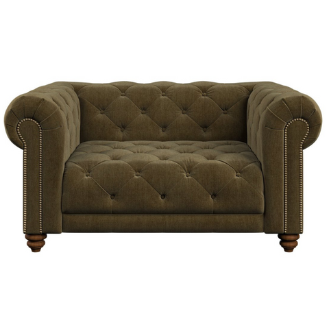 Alexander & James Stax Chesterfield Snuggler Chair