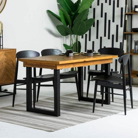 Tulsa 135cm Fixed Top Dining Table