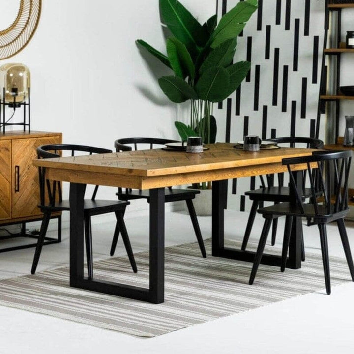 Tulsa 180cm Fixed Top Dining Table FW Homestores