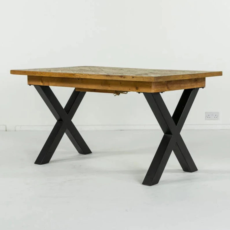 Tulsa Cross Leg Extendable Dining Table (140cm - 180cm) Extendable Dining Table Tulsa 