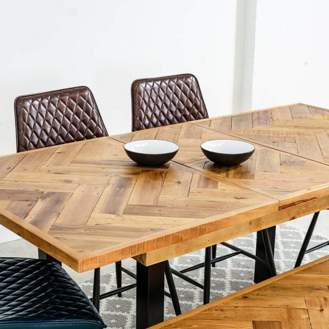 Tulsa Extendable Dining Table (140cm - 180cm) & Bench Package Deal Package Deal Tulsa 