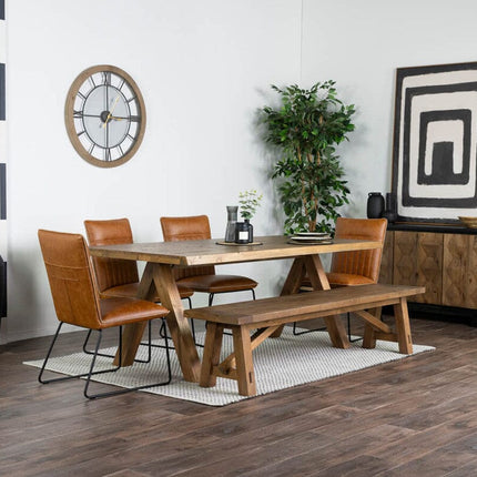 Pyramid Dining Bench