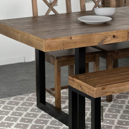 Brooklyn Extendable Dining Table (140cm - 180cm) & Brooklyn Dining Chairs Package Deal Package Deal FW Homestores 
