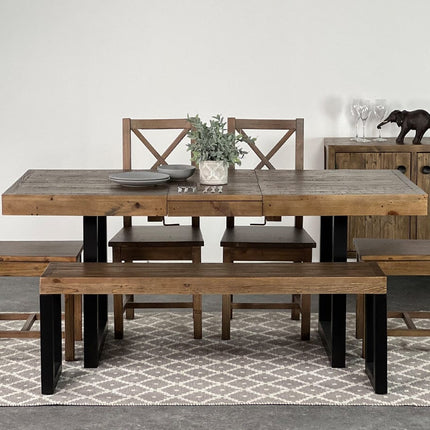 Brooklyn Extendable Dining Table (140cm - 180cm) & Brooklyn Dining Chairs Package Deal Package Deal FW Homestores 