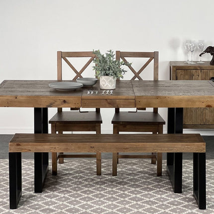 Brooklyn Extendable Dining Table (140cm - 180cm) & Brooklyn Dining Chairs Package Deal Package Deal FW Homestores 