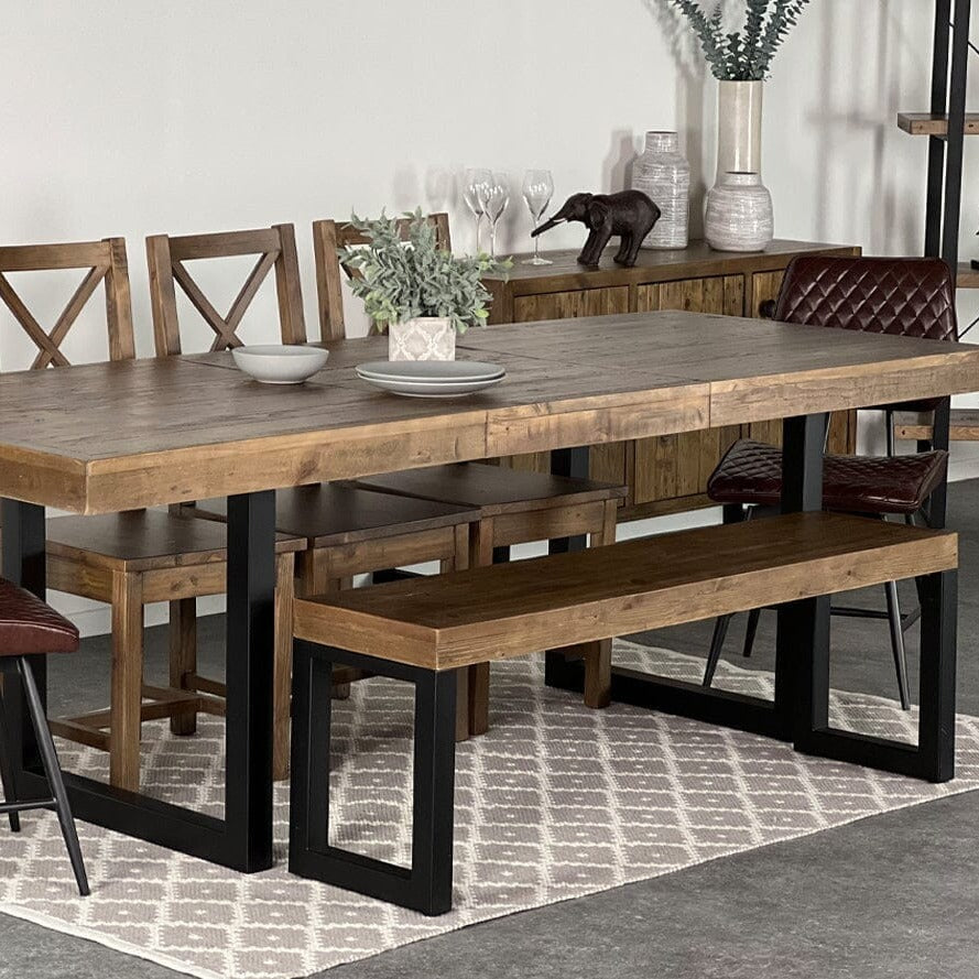 Brooklyn Extendable Dining Table (180cm - 240cm) & Dining Bench Package Deal Package Deal FW Homestores 