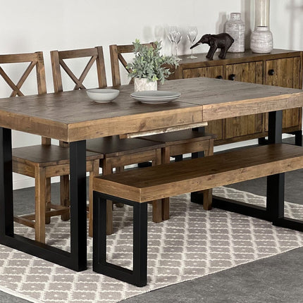 Brooklyn Extendable Dining Table (180cm - 240cm) & Dining Bench Package Deal Package Deal FW Homestores 