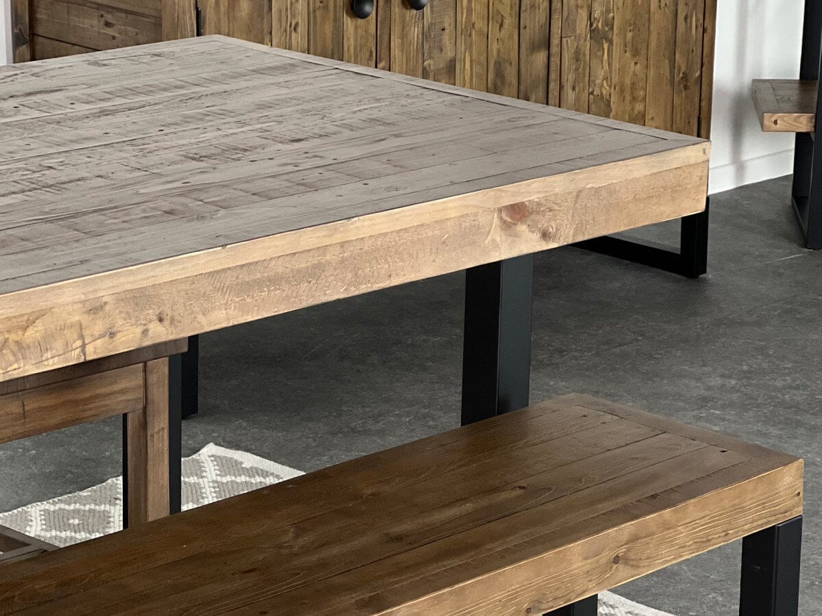 Brooklyn Fixed Top Dining Table & Dining Bench Package Deal Package Deal FW Homestores 