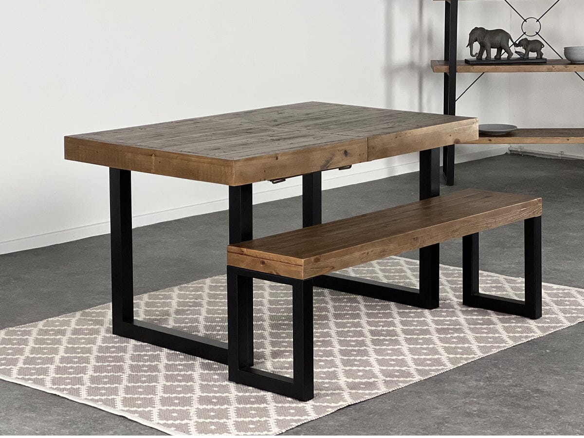 Brooklyn Fixed Top Dining Table & Dining Bench Package Deal Package Deal FW Homestores 