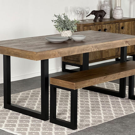 Brooklyn Fixed Top Dining Table & Dining Bench Package Deal Package Deal FW Homestores 