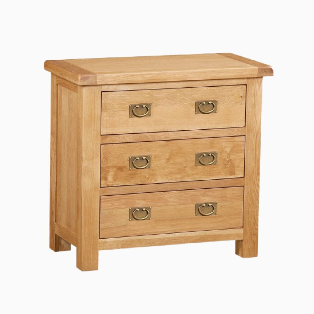 Cheltenham Oak 3 Drawer Chest Chest of Drawers Cheltenham 