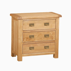 Cheltenham Oak 3 Drawer Chest Chest of Drawers Cheltenham 