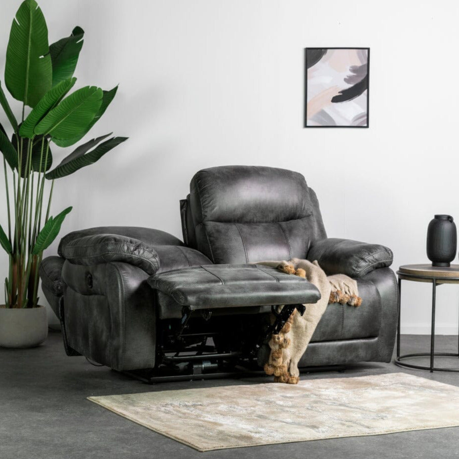 Lakeland 2 Seater Leather Recliner Sofa Recliner Lakeland 