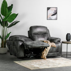 Lakeland 2 Seater Leather Recliner Sofa Recliner Lakeland 