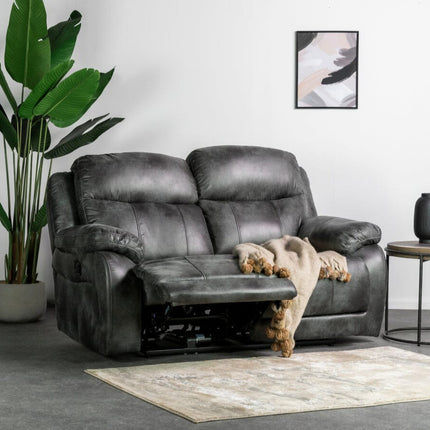 Lakeland 2 Seater Leather Recliner Sofa Recliner Lakeland 