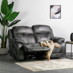 Lakeland 2 Seater Leather Recliner Sofa Recliner Lakeland 
