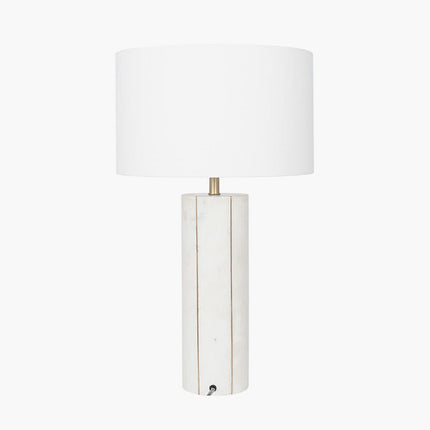 Marble and Gold Metal Tall Table Lamp Furniture FWHomestores 
