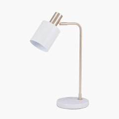 Marble Footed White & Gold Table Lamp Table Lamp Black & Copper 
