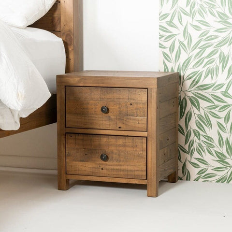 Montreal 2 Drawer Bedside Table