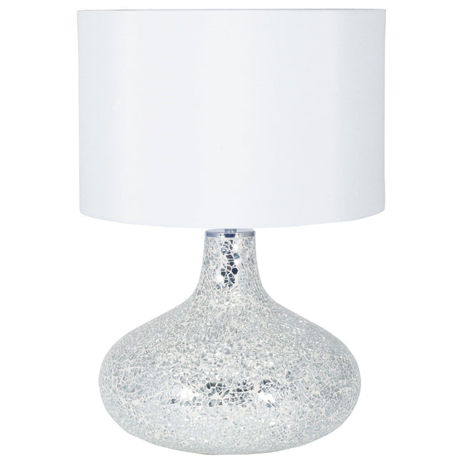 Mosaic Mirror Table Lamp Table Lamp Black & Copper White 