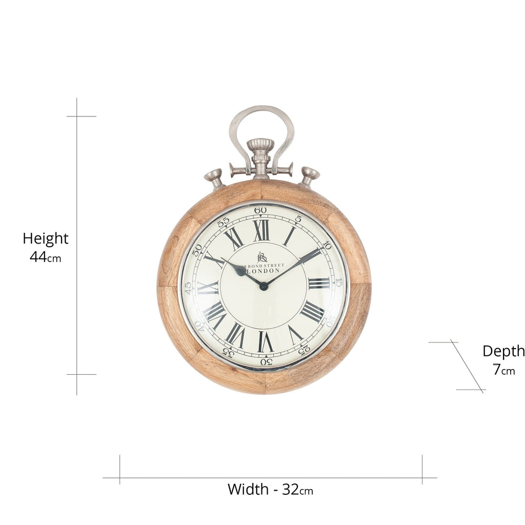 Antique pocket discount watch wall clock