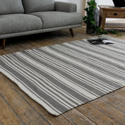 Nola Yarn Stripe Sustainable Rug Rug Sustainable Rugs 