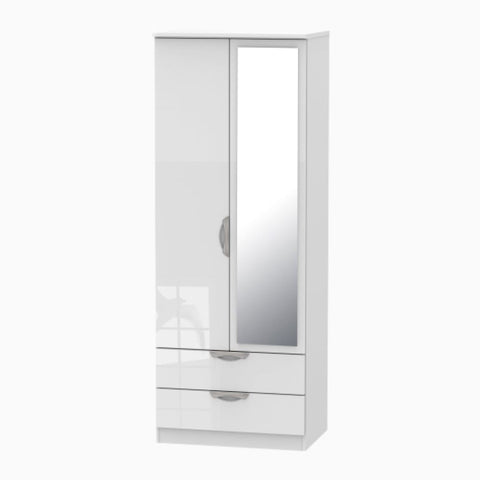 Philadelphia 2 Door Mirror Combi Wardrobes